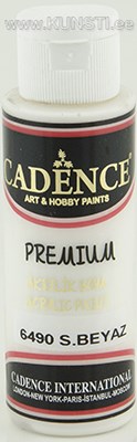 Акриловая краска Premium Cadence 6490 warm white 70 ml  ― VIP Office HobbyART
