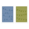 Sizzix textured impressions embossing folders 2pk birds
