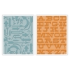 Sizzix Tim Holtz texture fades embos. folders 2pk arrows