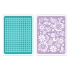 Sizzix textured impres. embossing folders 2pk sweet dots