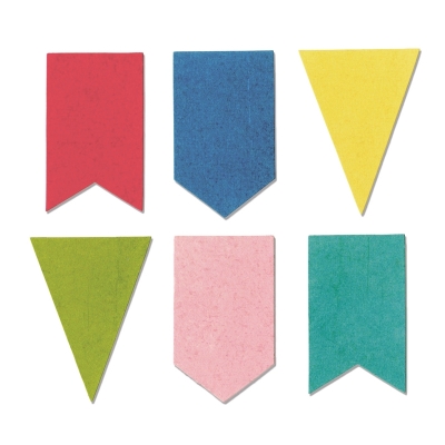 Sizzix bigz die pennants ― VIP Office HobbyART