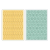 Sizzix textured impres. embossing folders 2pk arrows