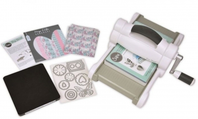 Машинка для эмбоссирования и вырубки Sizzix Big Shot Starter Kit (White & Gray) ― VIP Office HobbyART