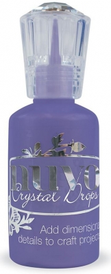 Pärlkontuur Tonic Studios Nuvo crystal drops 30ml crushed grape ― VIP Office HobbyART