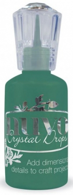 Pärlkontuur Tonic Studios Nuvo crystal drops 30ml woodland green ― VIP Office HobbyART