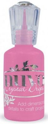 Pärlkontuur Tonic Studios Nuvo crystal drops 30ml carnation pink ― VIP Office HobbyART