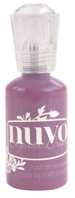 Pärlkontuur Tonic Studios Nuvo crystal drops 30ml plum pudding ― VIP Office HobbyART