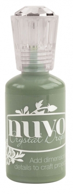 Pärlkontuur Tonic Studios Nuvo crystal drops 30ml olive branch ― VIP Office HobbyART