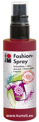 Краска-спрей для ткани Fashion Spray 100ml 034 Бордо  ― VIP Office HobbyART