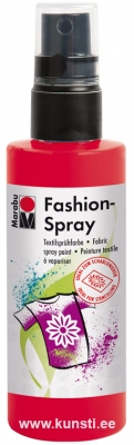 Tekstiilivärv Fashion Spray 100ml 232 red ― VIP Office HobbyART