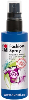 Краска-спрей для ткани Fashion Spray 100ml 258 marine blue ― VIP Office HobbyART