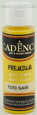 Акриловая краска Premium Cadence 7370 yellow 70 ml  ― VIP Office HobbyART