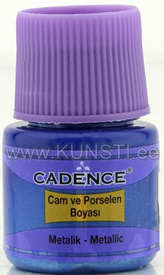 Klaasivärv Glass & ceramic paint metallic 74 dark blue 45 ml ― VIP Office HobbyART