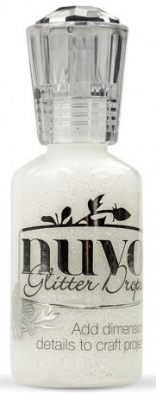 Жидкий жемчуг Tonic Studios Nuvo glitter drops 30ml white blizzard ― VIP Office HobbyART