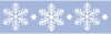 Шаблон Marabu 10x33cm Snow Flakes