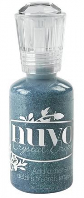 Pärlkontuur Tonic Studios Nuvo glitter drops 30ml dazzling blue ― VIP Office HobbyART