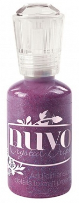 Pärlkontuur Tonic Studios Nuvo glitter drops 30ml lilac whisper ― VIP Office HobbyART