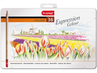Набор цветых карандашей Bruynzeel Expression Colour 36 шт в метал.коробке ― VIP Office HobbyART