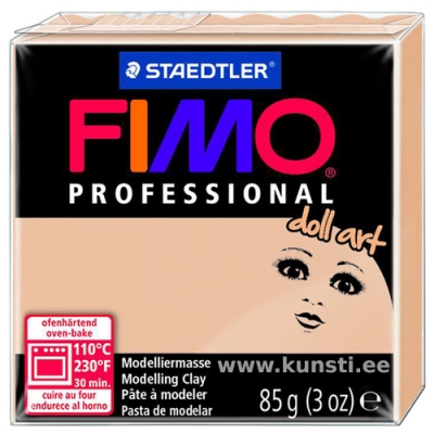 Modelling material FIMO professional doll art, 85g block, rosé semi-opaque 8027-432 ― VIP Office HobbyART