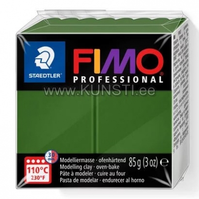 8004-57 Fimo professional, 85gr, тёмно-зелёный ― VIP Office HobbyART