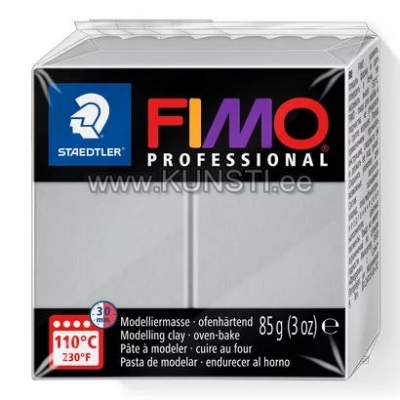 8004-80 Fimo professional, 85gr, dolphin grey ― VIP Office HobbyART