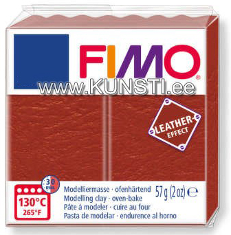 8010-749 Fimo Leather effect, 57гр, rusty ― VIP Office HobbyART