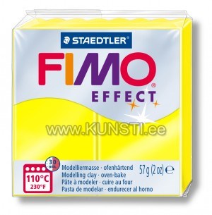 8010-101 Fimo Neon effect, 57гр, Yellow ― VIP Office HobbyART