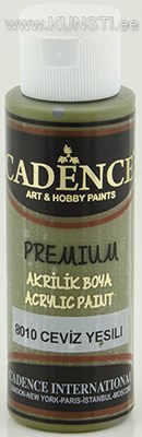 Акриловая краска Premium Cadence 8010 walnut green 70 ml  ― VIP Office HobbyART