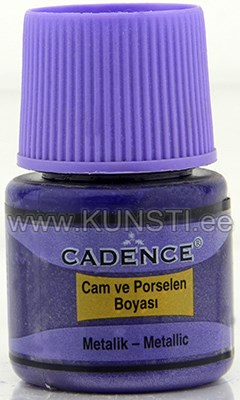 Glass & ceramic paint metallic 80 purple 45 ml ― VIP Office HobbyART