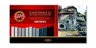 Sets of hard pastels "Gioconda" grey ― VIP Office HobbyART