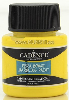 Cadence Ebru Marbling paint 815 yellow 45 ml  ― VIP Office HobbyART