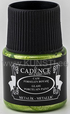 Glass & ceramic paint metallic 81 pistachio green 45 ml ― VIP Office HobbyART