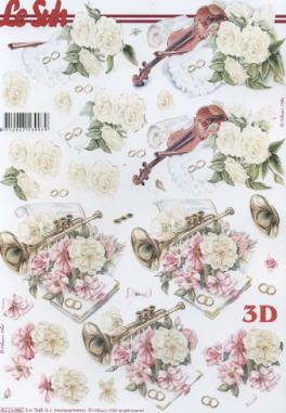 Decoupage paper 3D A4 8215-660 ― VIP Office HobbyART