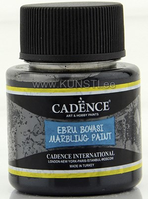 Cadence Ebru Marbling paint 860 black 45 ml  ― VIP Office HobbyART