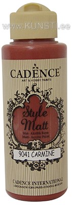 Style matt acrylic paints s-9041 carmine 120 ml ― VIP Office HobbyART