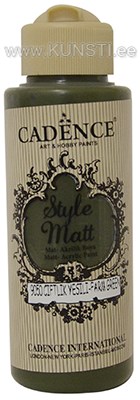 Акриловая краска Style matt Cadence s-9050 farm green 120 ml ― VIP Office HobbyART