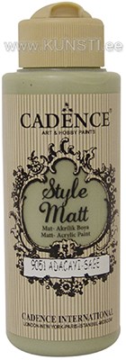 Akrüülvärv Style matt Cadence s-9051 sage 120 ml ― VIP Office HobbyART