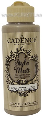 Style matt acrylic paints s-9056 mink 120 ml ― VIP Office HobbyART