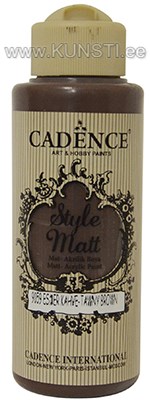 Akrüülvärv Style matt Cadence s-9059 tawny brown 120 ml ― VIP Office HobbyART