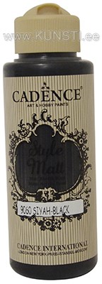 Акриловая краска Style matt Cadence s-9060 black 120 ml ― VIP Office HobbyART