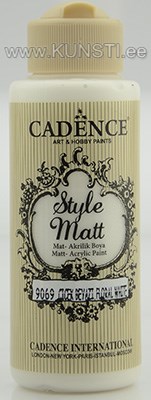 Akrüülvärv Style matt Cadence s-9069 floral white 120 ml ― VIP Office HobbyART