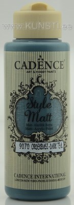 Akrüülvärv Style matt Cadence s-9070 dark teal 120 ml ― VIP Office HobbyART