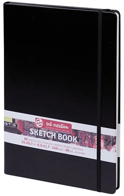 Eskiisiplokk Talens Art Creation Sketchbook Black 13 x 21 cm 140 g ― VIP Office HobbyART
