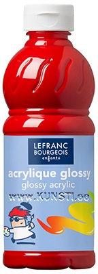 Акриловые глянцевые краски 500ml 396 красный Lefranc Bourgeois Glossy Acrylic ― VIP Office HobbyART
