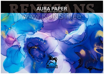 Aura block for alkohol inks 170 gr - 10 sheets size A3 ― VIP Office HobbyART