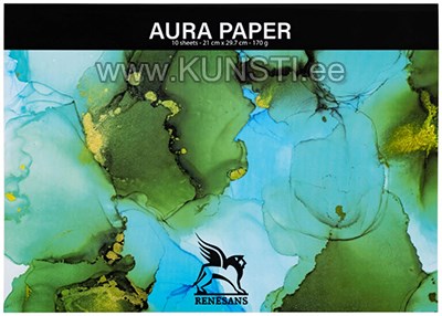 Aura block for alkohol inks 170 gr - 10 sheets size A4 ― VIP Office HobbyART