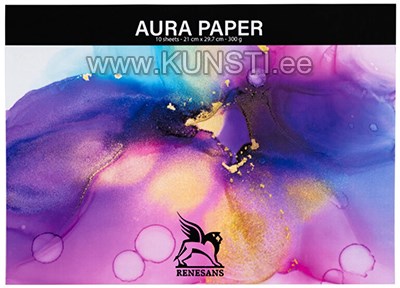 Aura block for alkohol inks 300 gr - 10 sheets size A4 ― VIP Office HobbyART