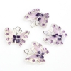 Butterfly charm violett 1tk