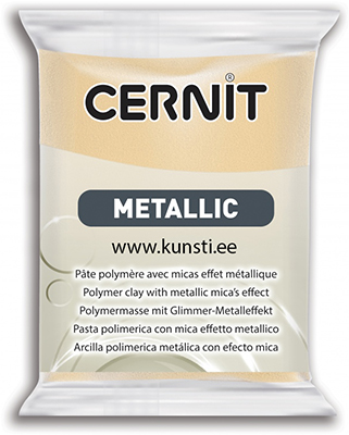 Полимерная глина Cernit Metallic 045 56gr champagne ― VIP Office HobbyART