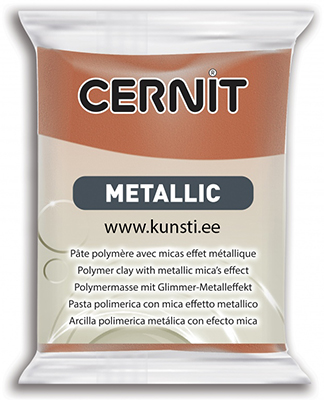 Полимерная глина Cernit Metallic 058 56gr bronze ― VIP Office HobbyART